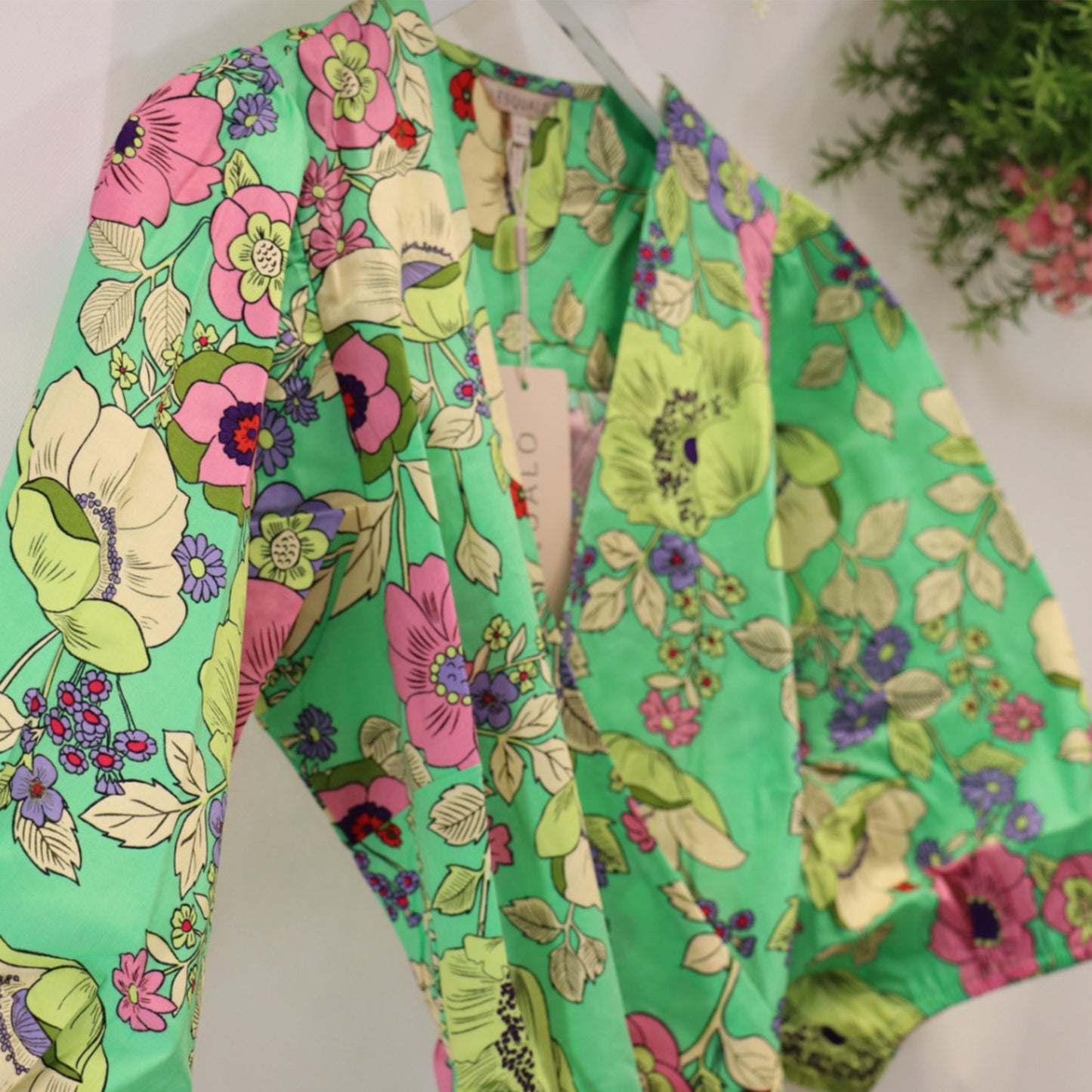 Blümchen-Bluse aus Baumwolle